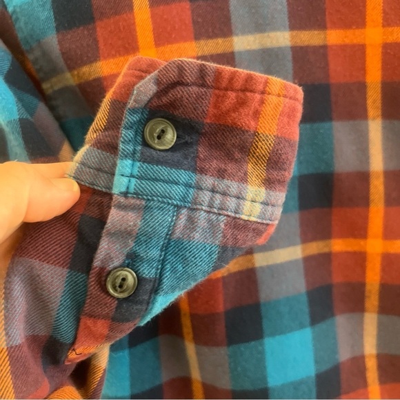 Old Navy Boys Lined Flannel Thick Size 10-12 Cotton Fall Back To School - Picture 6 of 6